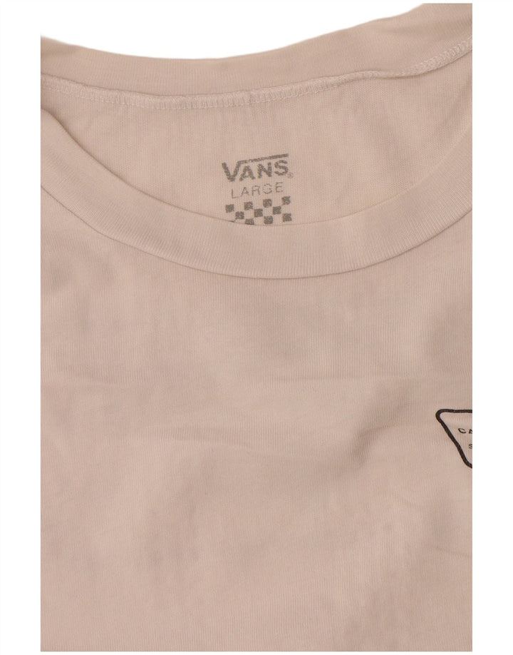 Tricou grafic Vans pentru femei Top UK 16 Large White