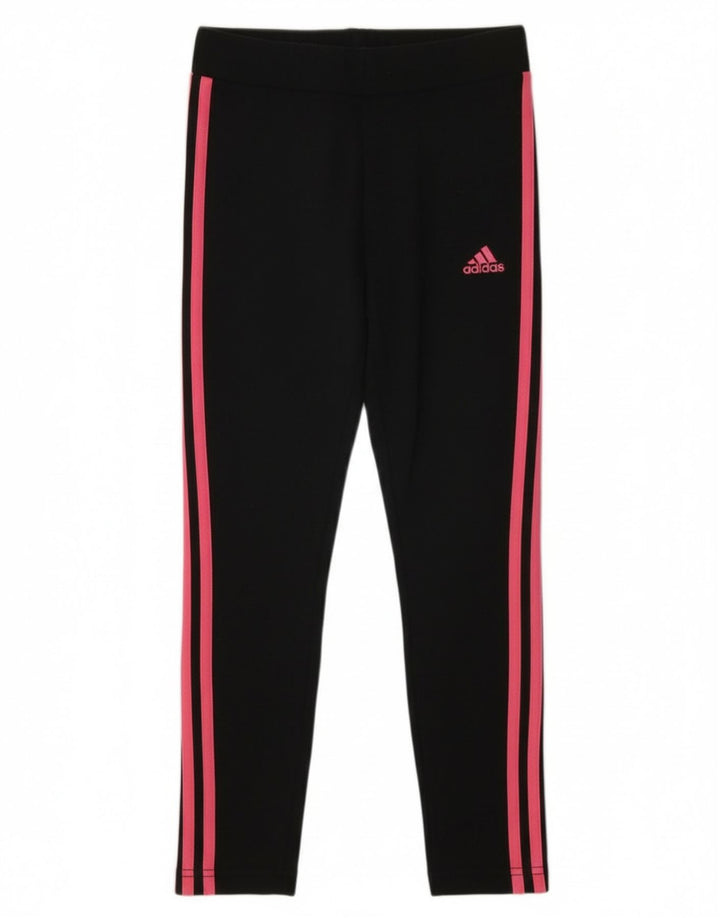 Leggings pentru fete Adidas 9-10 ani negri