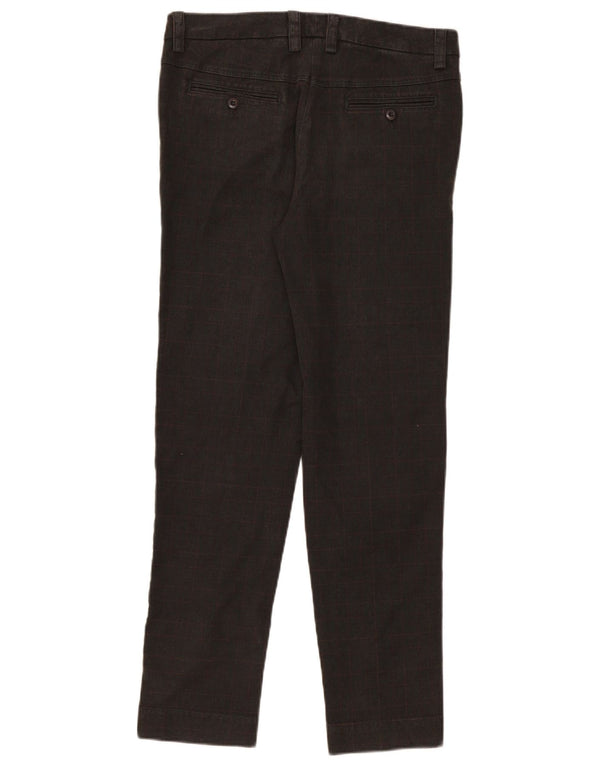 Marlboro Classics Womens Slim Casual Trousers EU 44 XL W32 L29 Grey Cotton