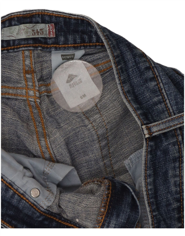 Blugi Levi's pentru femei 545 Low Bootcut US 6 Medium W32 L28 Blue Bumbac