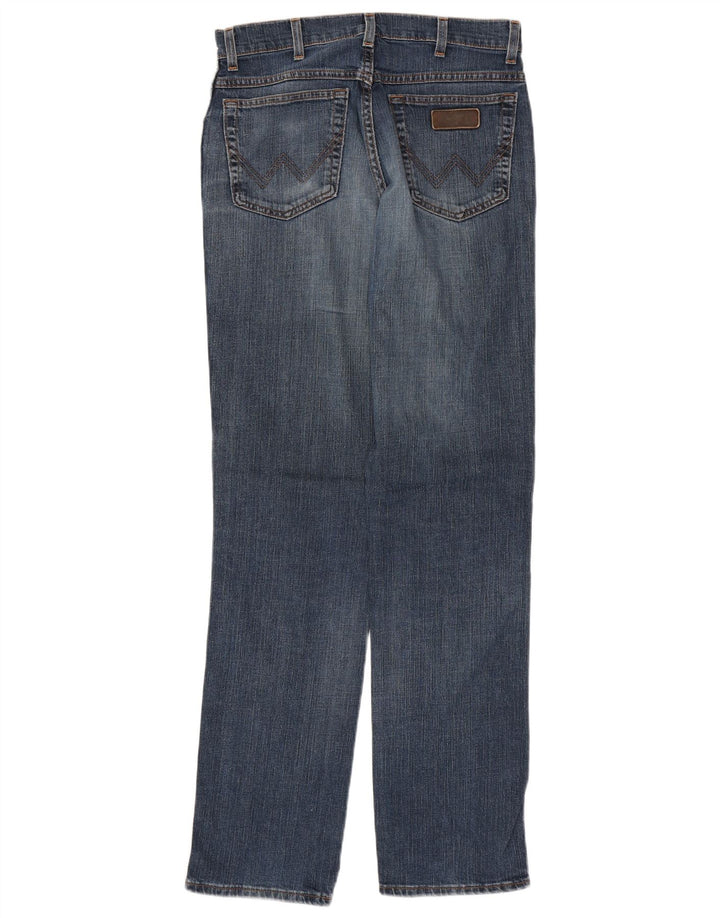 WRANGLER Blugi drepte pentru bărbați Texas Stretch W32 L36 Bumbac albastru
