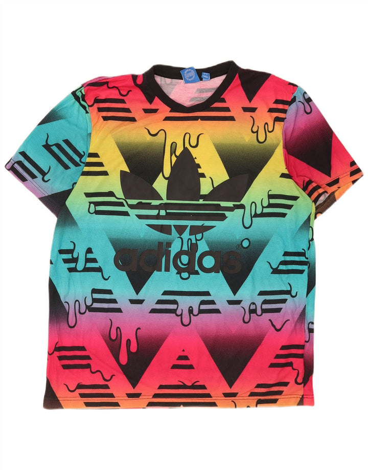Tricou grafic pentru bărbați Adidas Top mare poliester multicolor