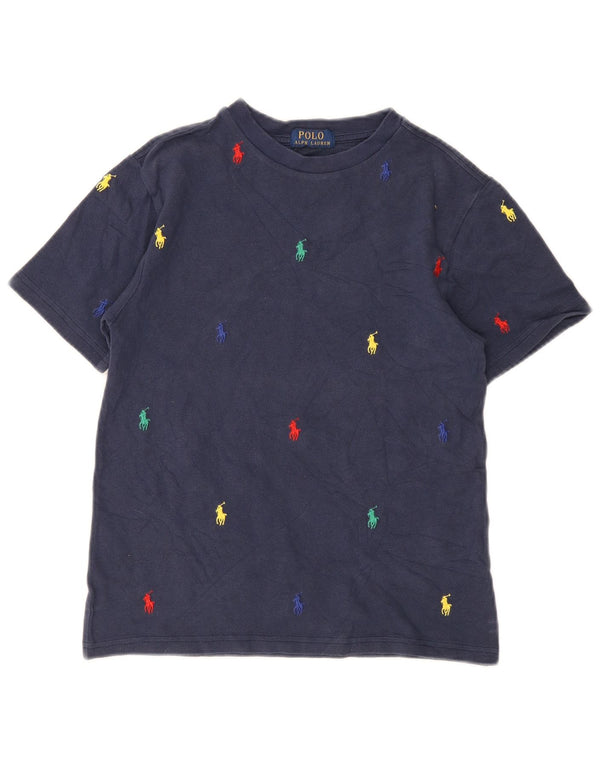 Tricou grafic Polo Ralph Lauren pentru băieți Top 9-10 ani bleumarin