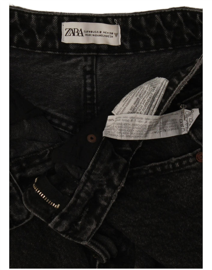 Pantaloni scurți din denim pentru femei Zara EU 40 Medium W30 Bumbac gri