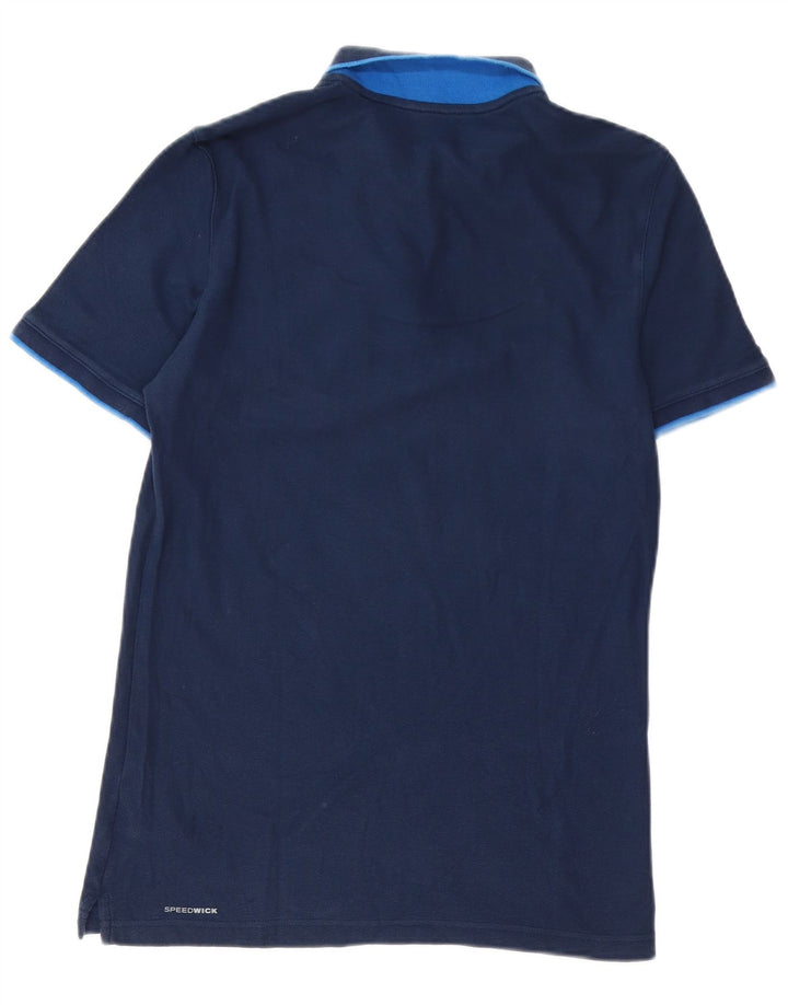 Tricou polo REEBOK pentru bărbați, bumbac, albastru bleumarin mediu