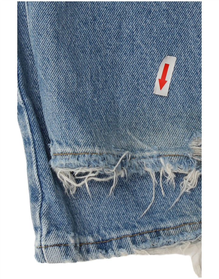 Blugi Cargo Loose pentru Damă Zara EU 40 Medium L30 L30 Bumbac Albastru