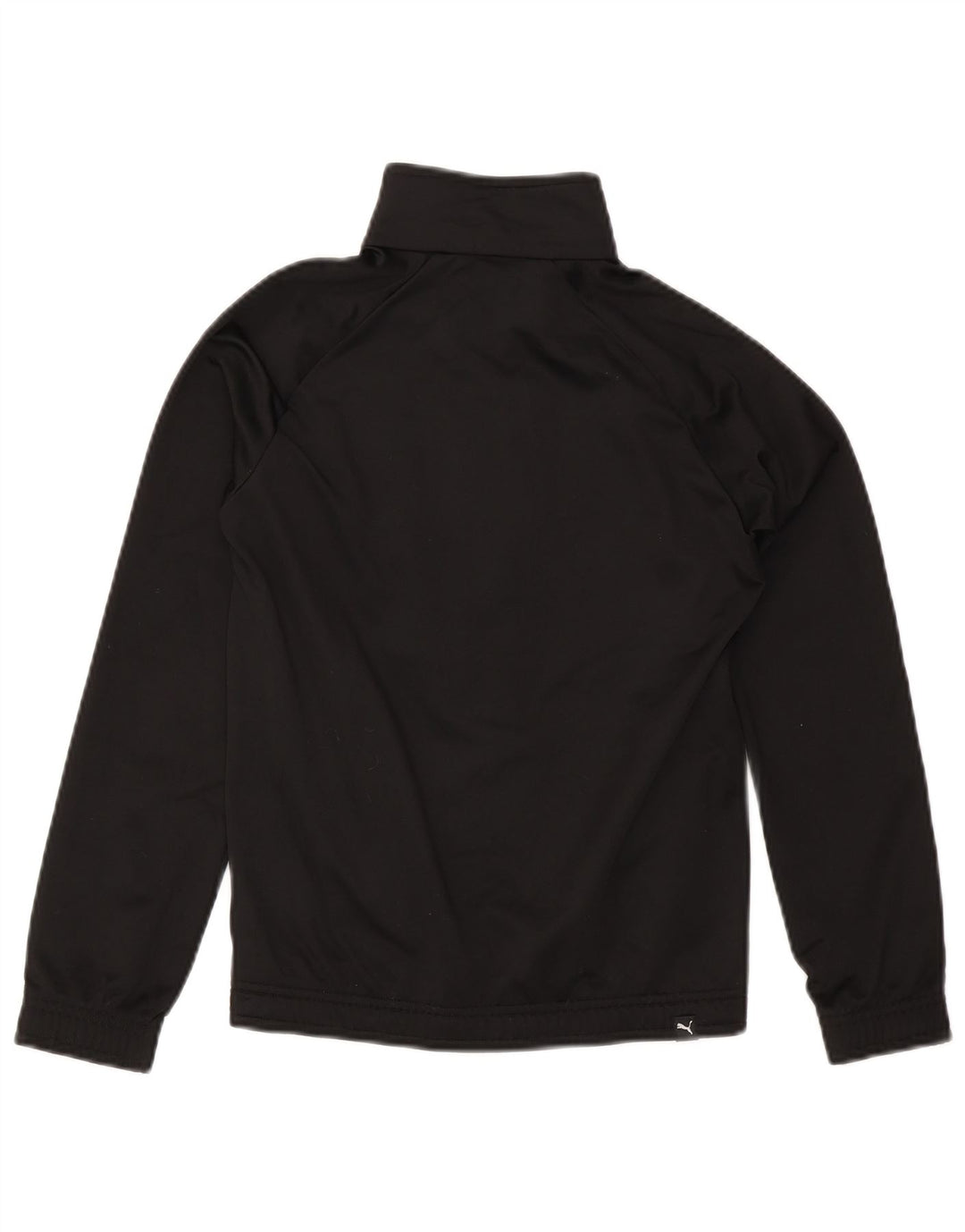 Jachetă de trening grafică PUMA pentru băieți 11-12 ani, negru, color block
