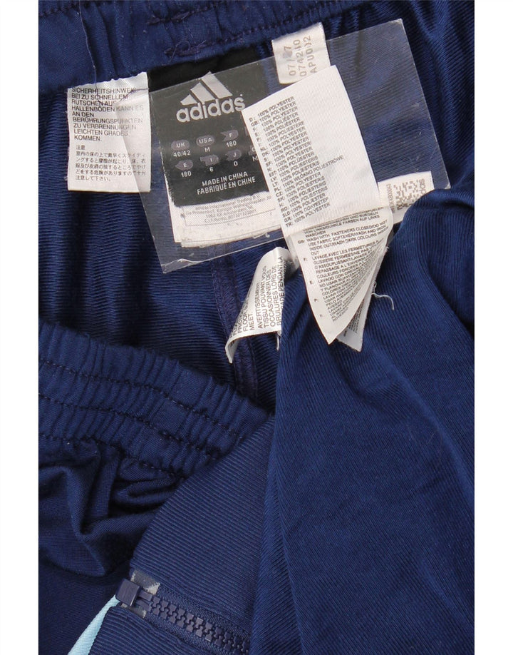Trening complet pentru bărbați ADIDAS UK 40/42 Medium bleumarin poliester color bloc