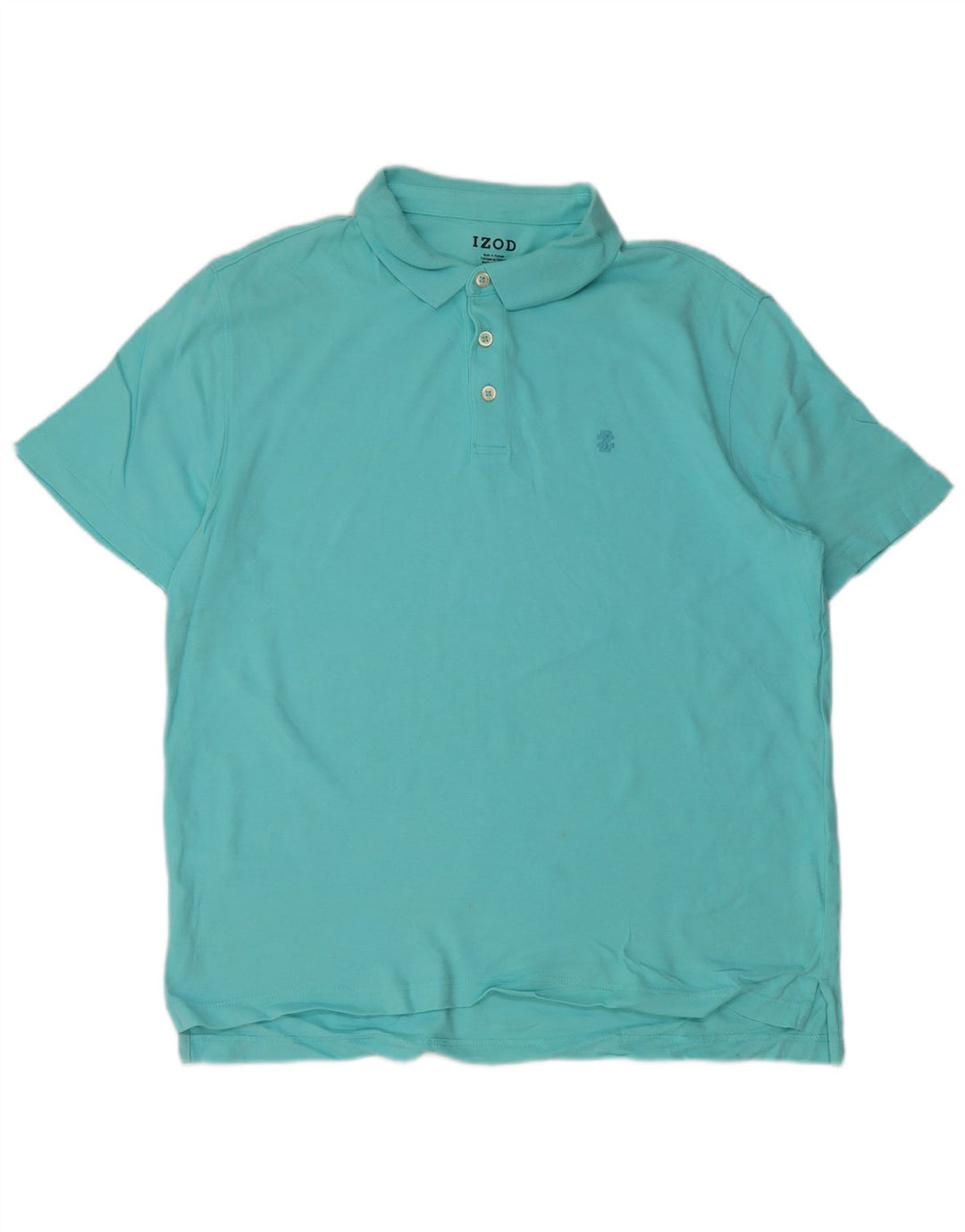 Tricou polo IZOD pentru bărbați, mare, albastru, bumbac