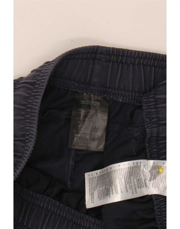 Pantaloni scurți sport grafic Adidas pentru bărbați, bumbac mediu albastru bleumarin