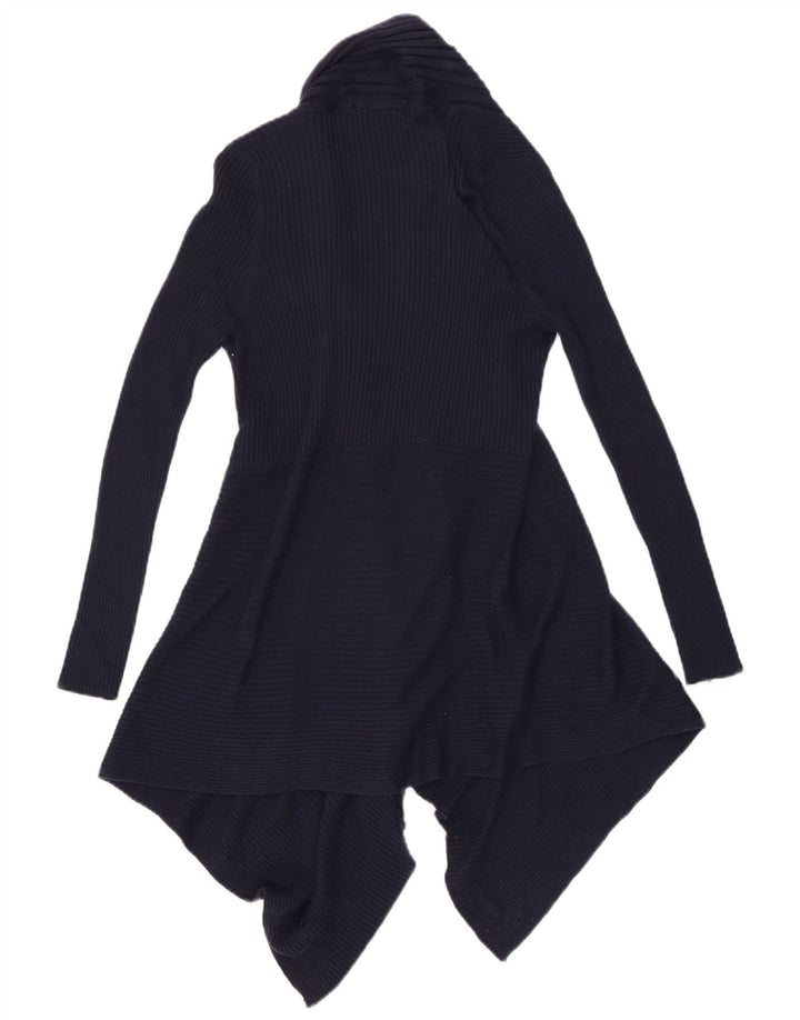 Pulover cardigan cu paragate pentru femei Marks & Spencer UK 14 Medium Bleumarin