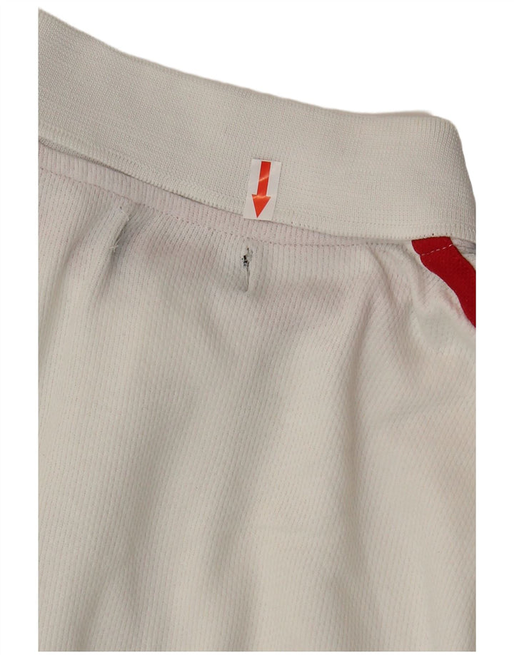 Cămașă polo pentru bărbați Kappa, bumbac color bloc alb, mic