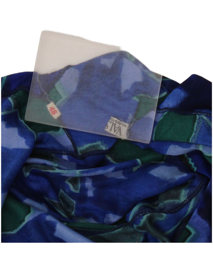 Top mânecă 3/4 pentru femei Valstar cu model abstract, UK 18 XL, albastru