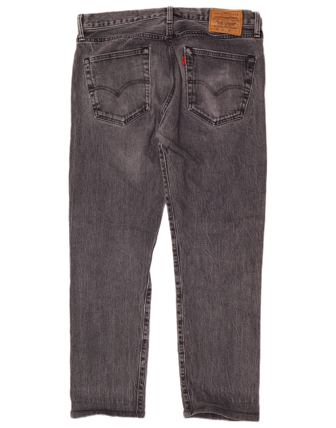 Blugi Levi's 501 drepte pentru bărbați W33 L28 bumbac gri