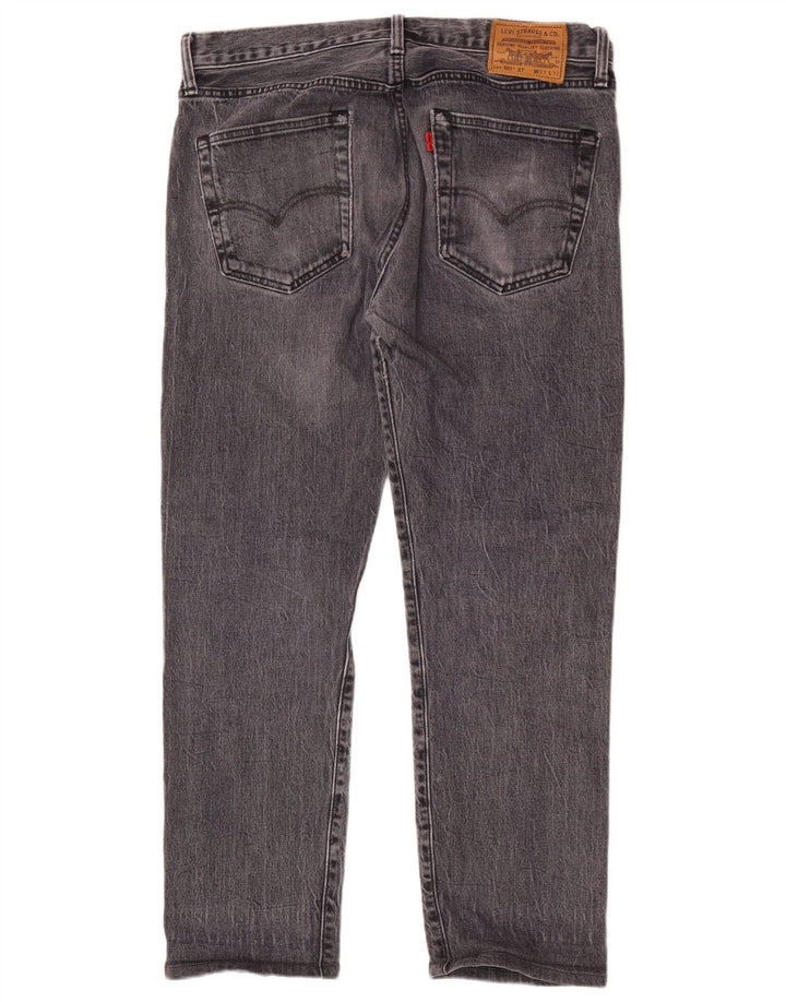 Blugi Levi's 501 drepte pentru bărbați W33 L28 bumbac gri