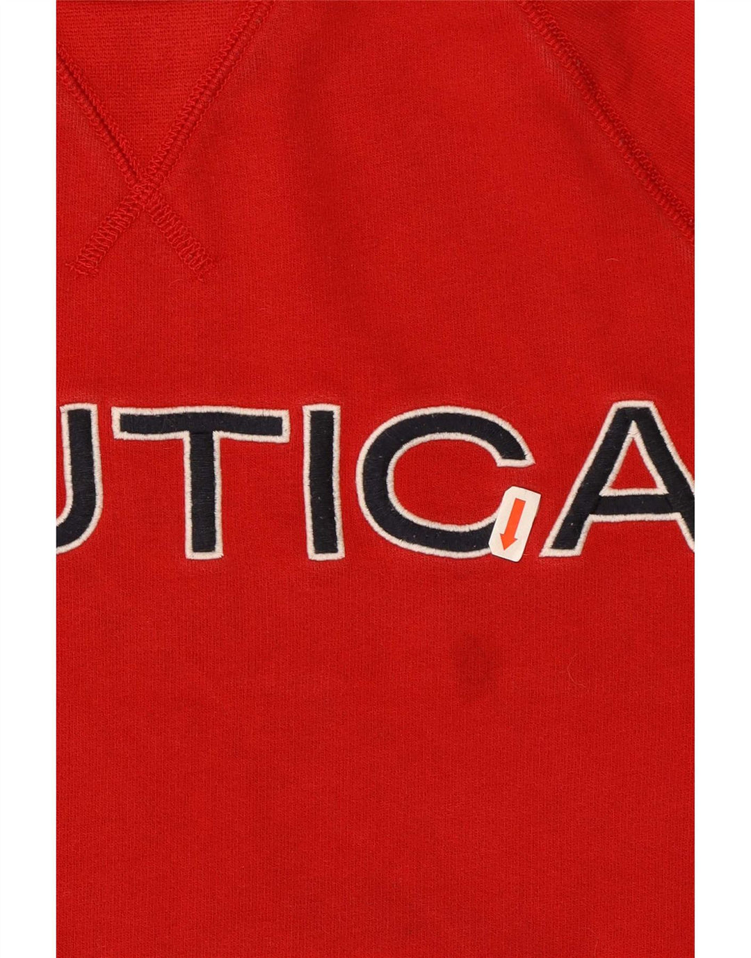 Hanorac grafic pentru bărbați Nautica Jumper Bumbac Roșu Mediu