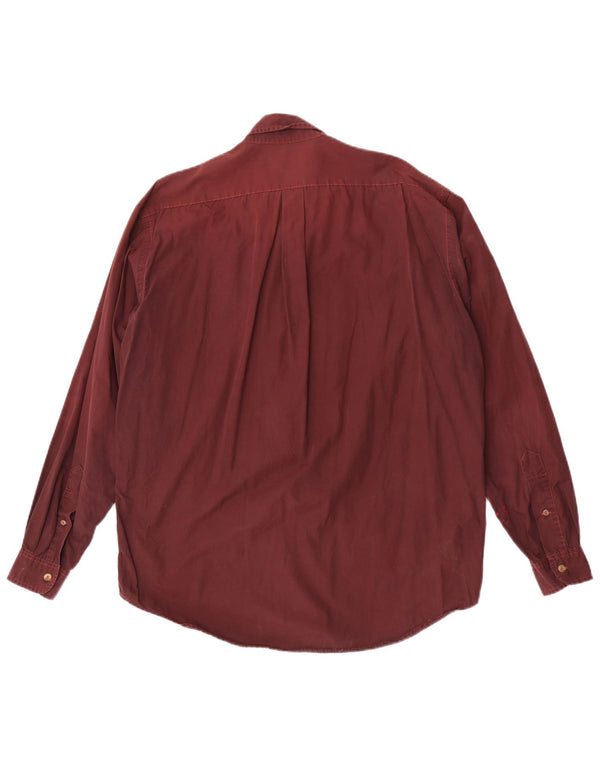 Cămașă Marlboro Classics pentru bărbați Maroon mare