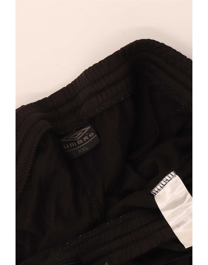Pantaloni de trening grafic pentru bărbați Umbro 2XL poliester negru