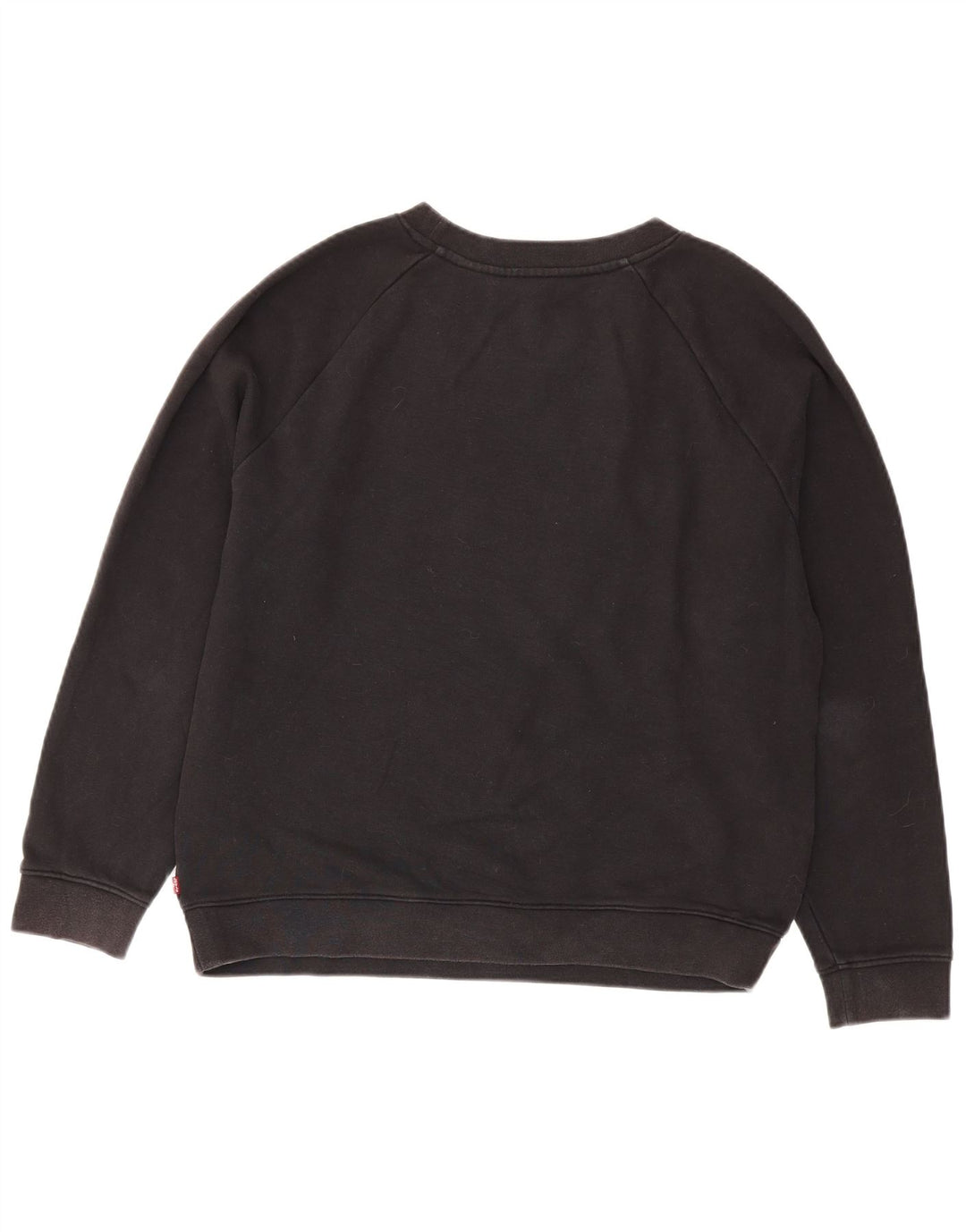 Levi's Pulover cu grafic pentru femei UK 16, mare, negru, bumbac