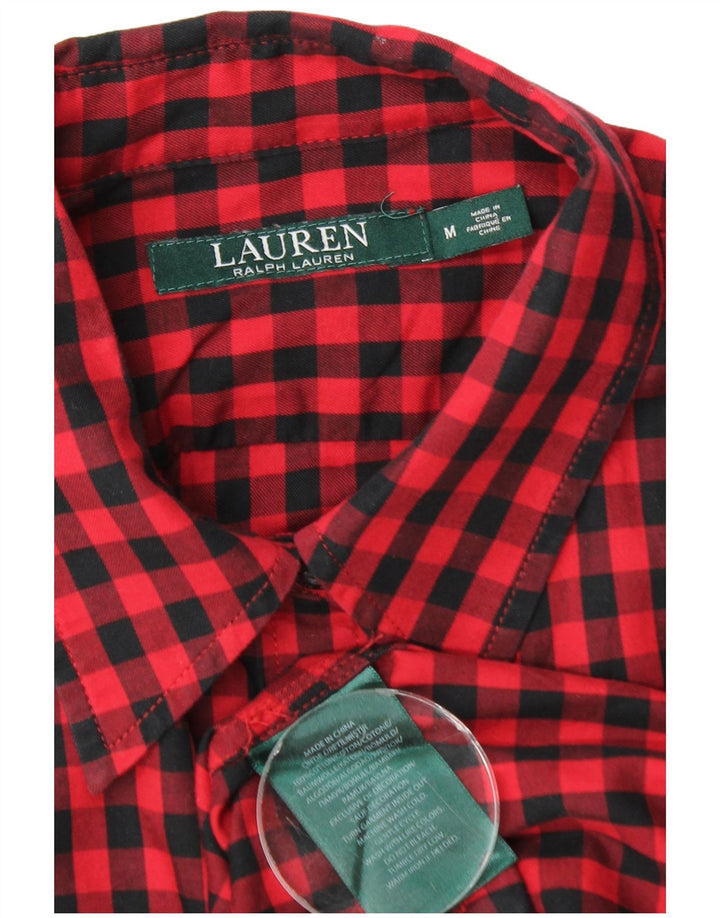 Cămașă Ralph Lauren pentru femei UK 14 Medium Red Gingham Bumbac