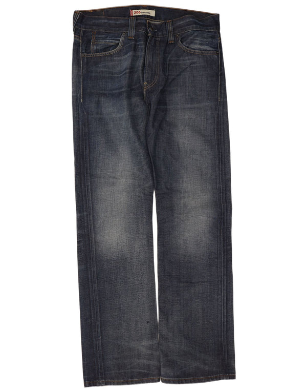Blugi drepti pentru bărbați Levi's 506 Standard Fit W36 L34 Bumbac albastru
