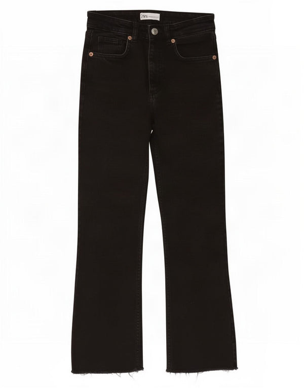 Blugi Zara Femei Bootcut EU 36 XS W26 L26 Negri