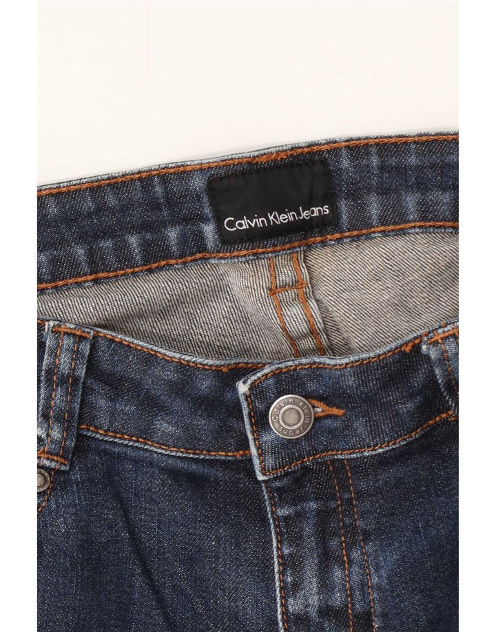 Blugi slim pentru femei Calvin Klein W34 L30 albastru