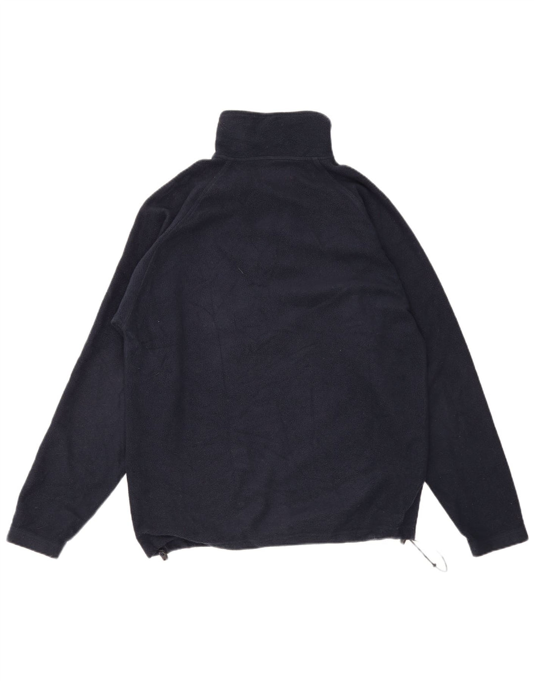 Pulover KAPPA pentru bărbați, cu fermoar și gât, fleece, bleumarin mediu