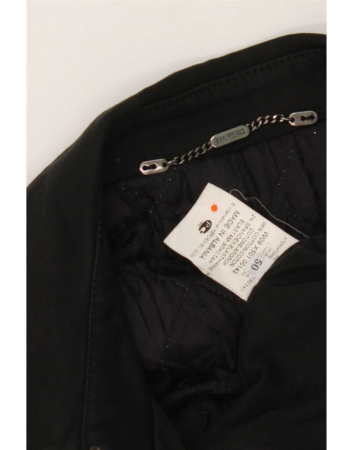 Jachetă pentru femei Bikkembergs cu două pieptări IT 50 XL bumbac negru