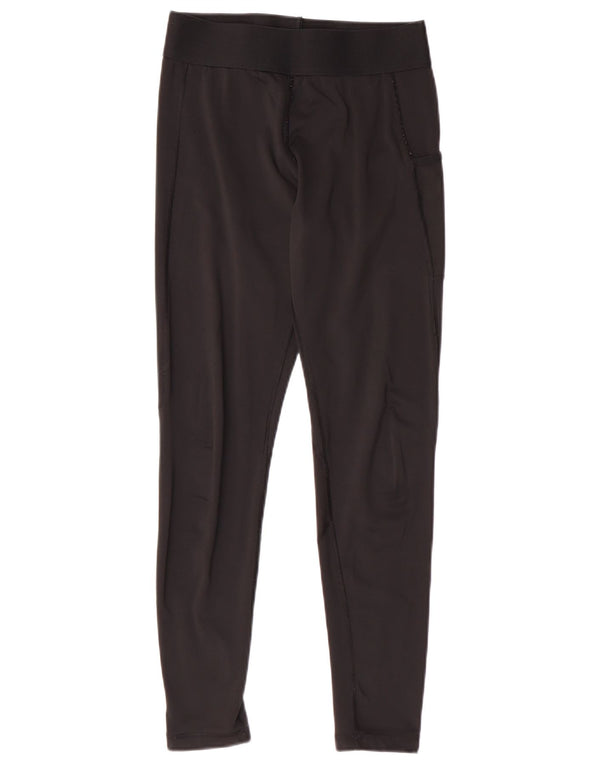 Leggings Adidas pentru femei Tech Fit Graphic UK 12/14 Medium Negru