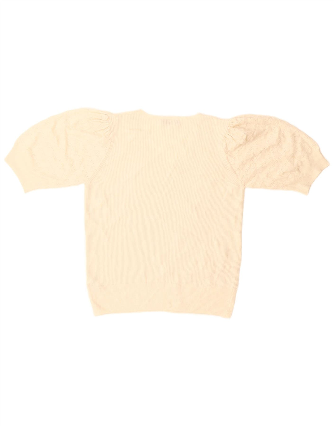 Pulover cu decolteu în V pentru femei Marks & Spencer UK 14 Medium Off White