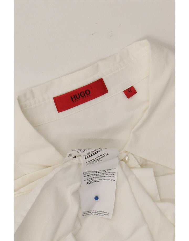 Cămașă pentru femei Hugo Boss IT 42 Bumbac alb mediu