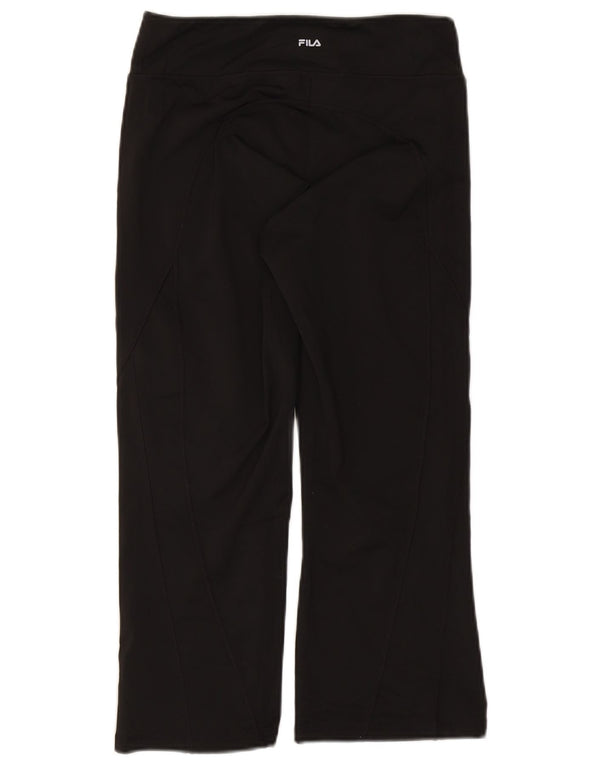 Pantaloni de trening Fila pentru femei UK 12 Poliester mediu negru