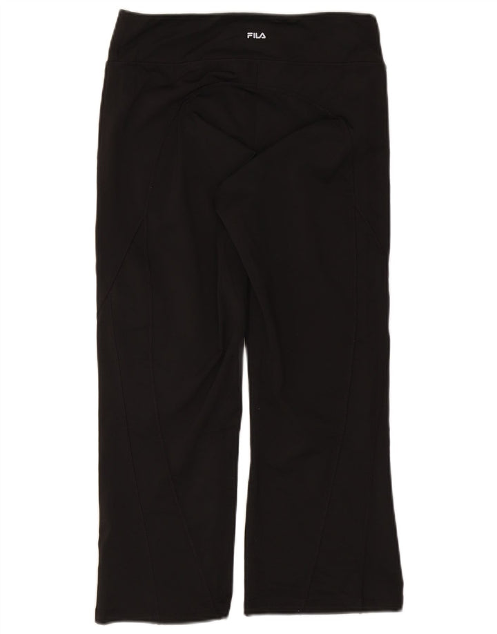 Pantaloni de trening Fila pentru femei UK 12 Poliester mediu negru