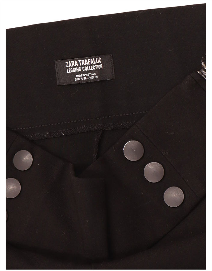 Pantaloni casual slim pentru femei Zara L32 L29 Negri