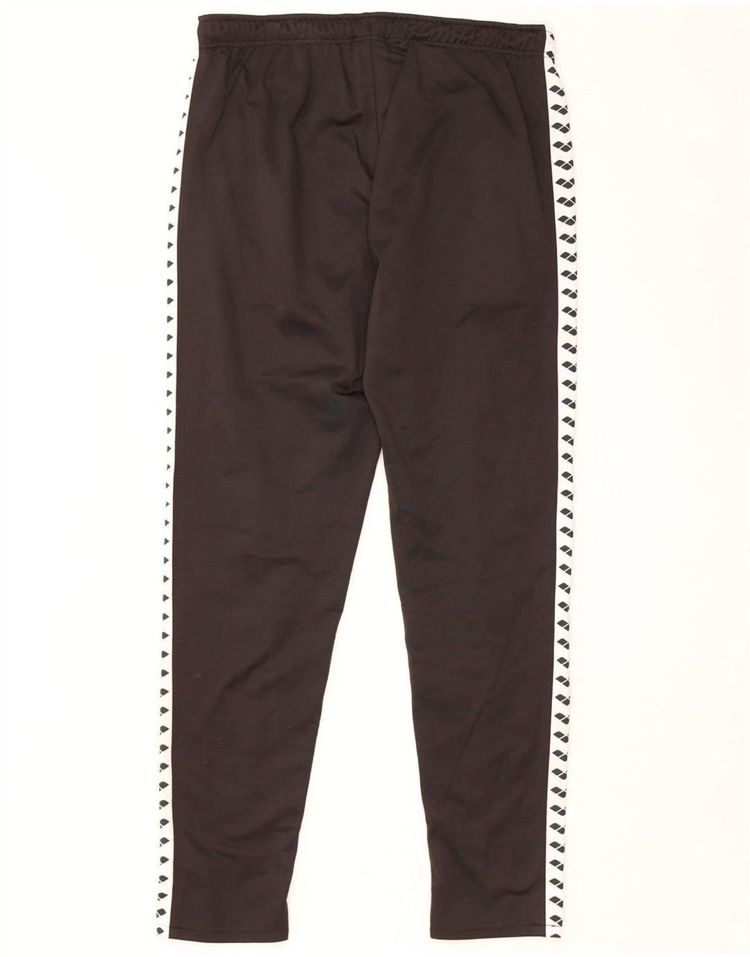 Pantaloni de trening grafic pentru bărbați ARENA, negru mediu, poliester bloc de culoare