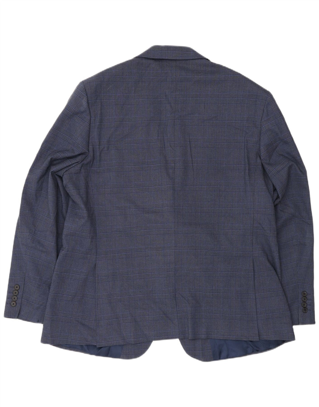 Jachetă pentru bărbați Marks & Spencer, cu 2 nasturi, UK 48 2XL Blue Houndstooth
