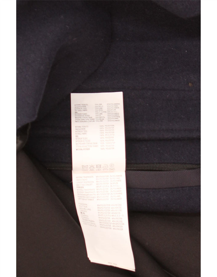 Jachetă pentru bărbați GEOX Respira Utility UK 42 XL Lână bleumarin