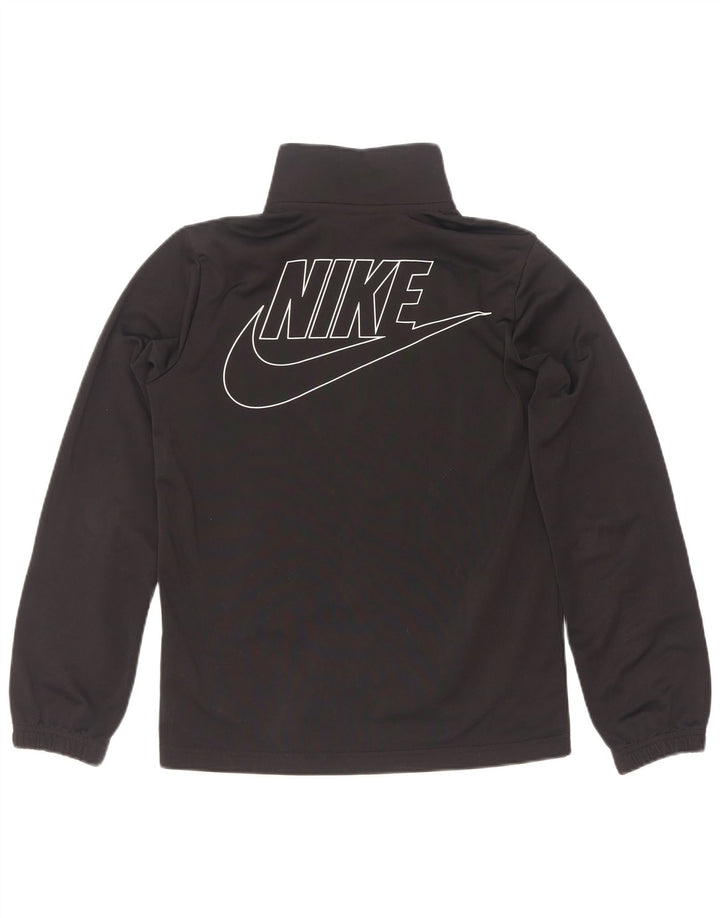 Jachetă de trening cu grafică standard Nike pentru băieți 12-13 ani, mare, neagră