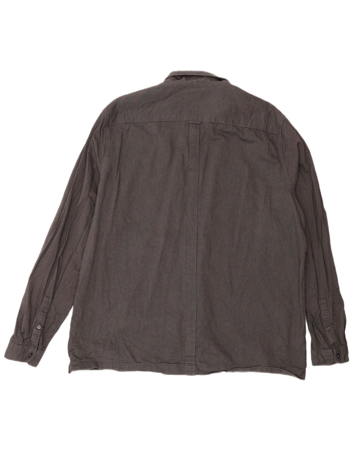 Cămașă Fred Perry pentru bărbați 2XL bumbac gri