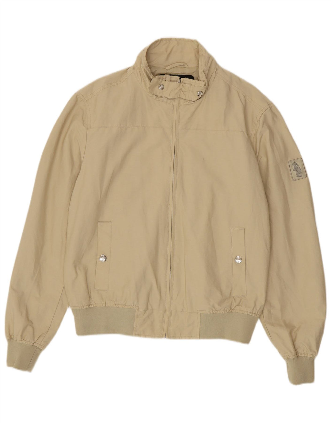 Refrigue Bomber Jacket pentru bărbați UK 40 mare, bej, bumbac
