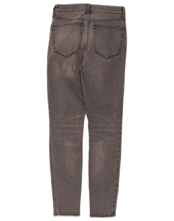 Topshop blugi Jamie skinny pentru femei W25 L28 bumbac gri
