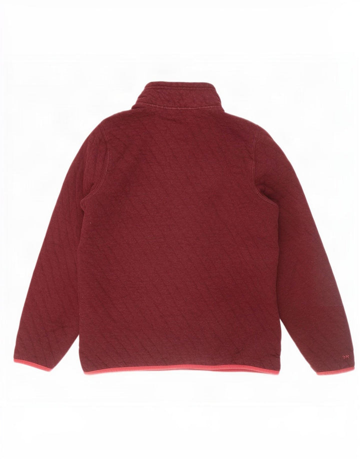 Pulover pentru femei Orvis, cu gât cu nasturi, bumbac maro mediu UK 14