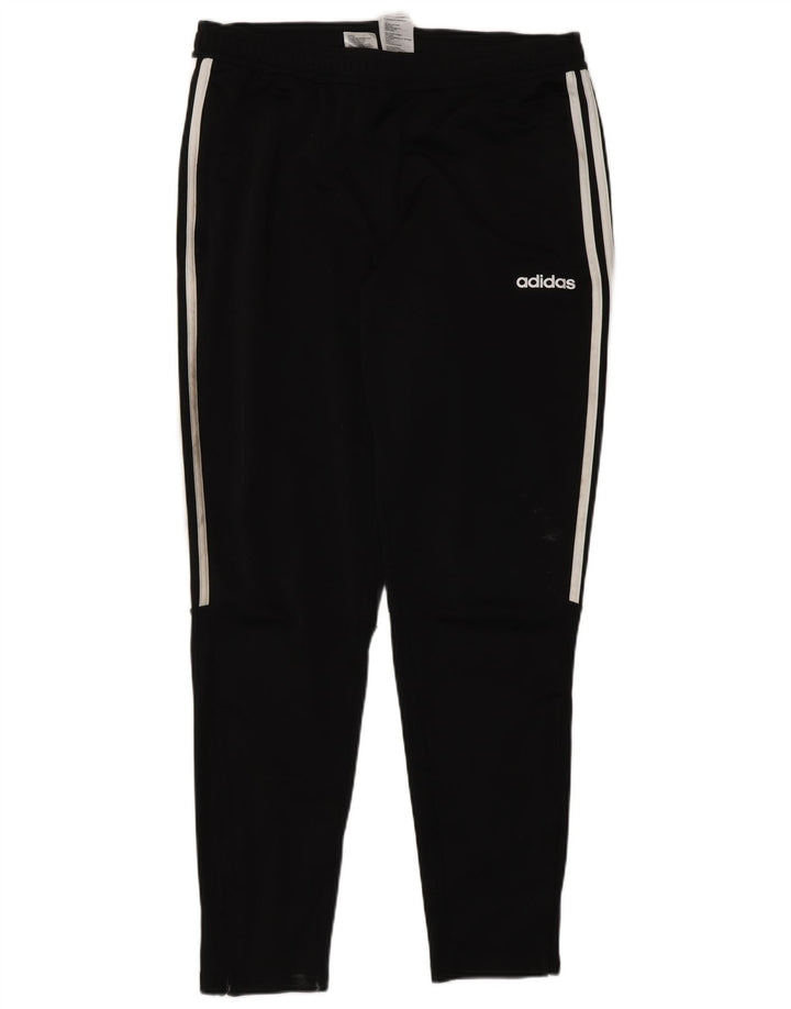 Pantaloni de trening pentru bărbați Adidas Pantaloni de jogging, mari, negru, poliester