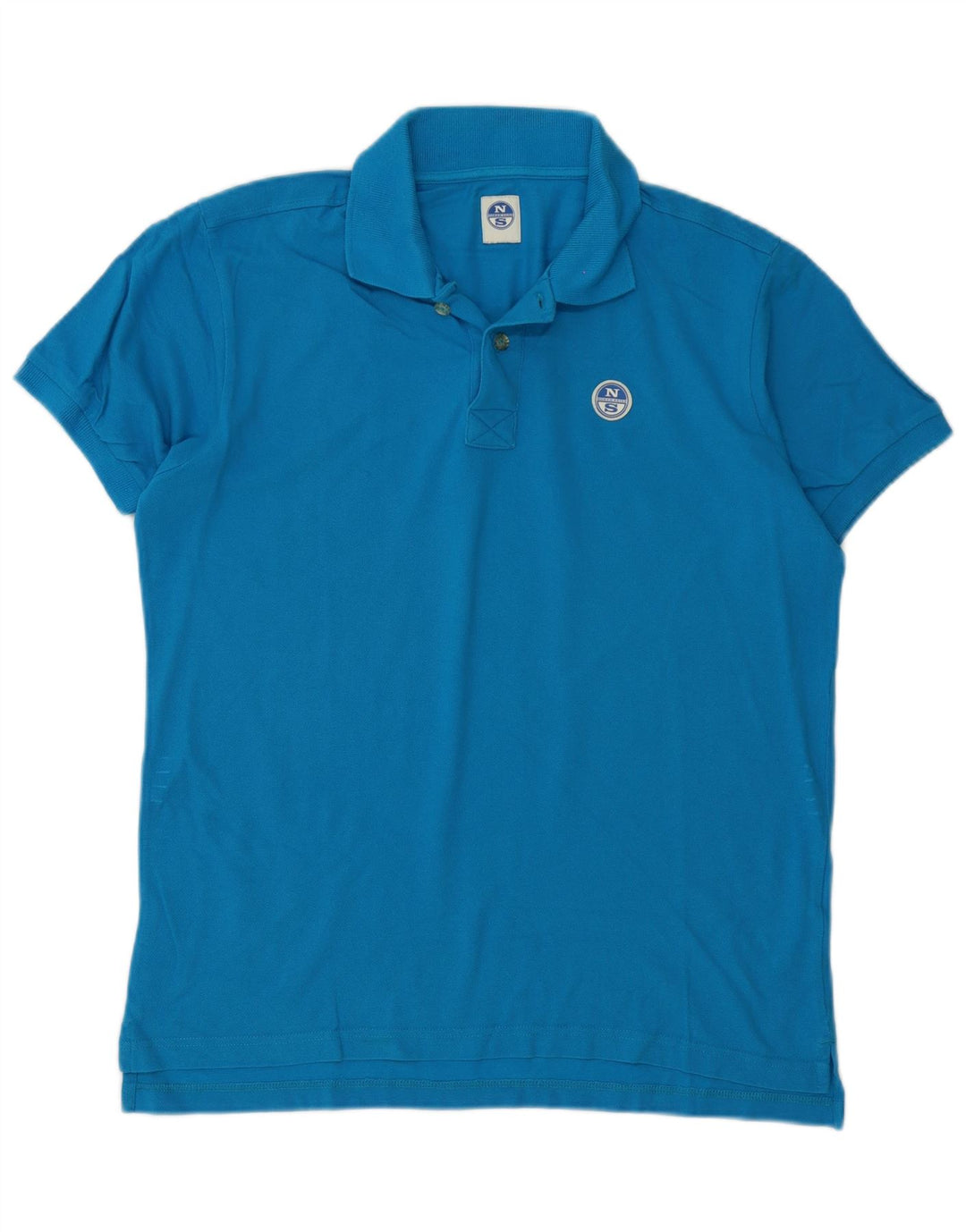 Tricou polo North Sails pentru bărbați, bumbac albastru mediu