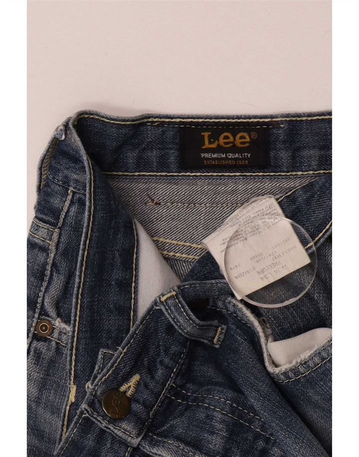 Blugi drepti pentru bărbați Lee Freeburn W34 L30 bumbac albastru