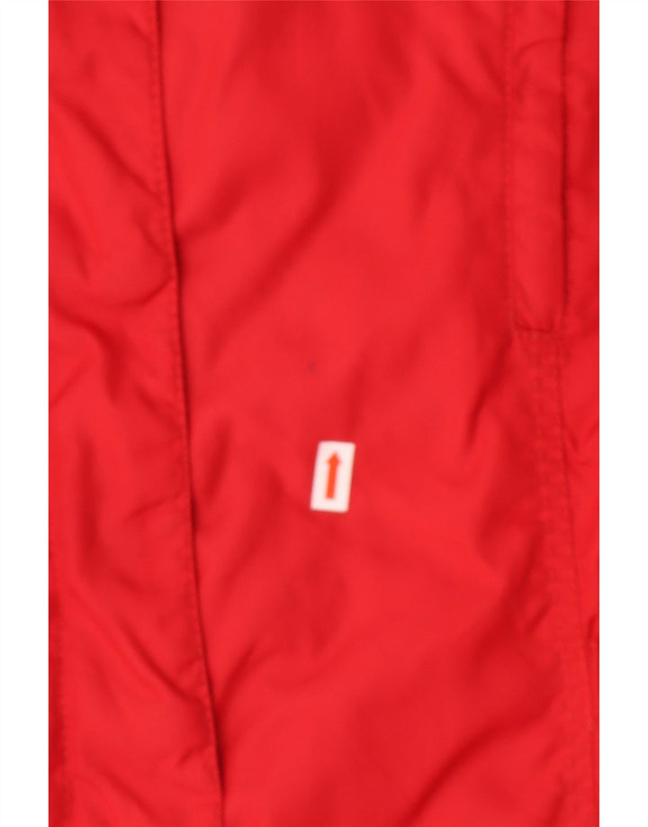TOMMY HILFIGER Womens Rain Jacket UK 20 2XL Red Nylon