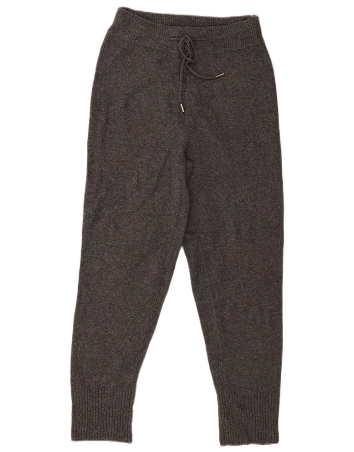 Pantaloni de trening pentru femei Zara Joggeri UK 10 Poliester gri mic