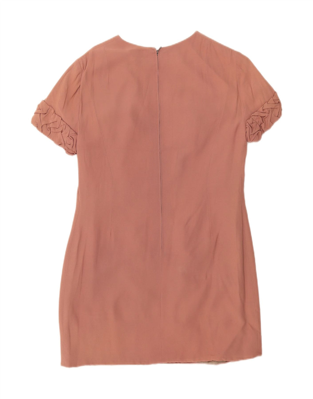 VINTAGE Womens Shift Dress UK 14 Medium Pink