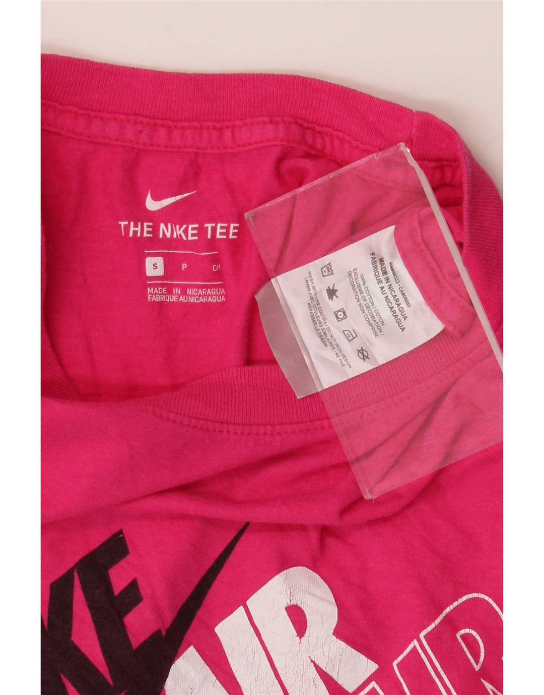 Tricou grafic Nike pentru bărbați Top mic din bumbac roz